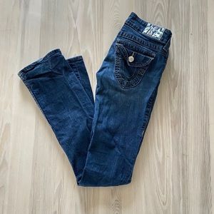 Sz 27 True Religion Straight Leg Jeans - GUC